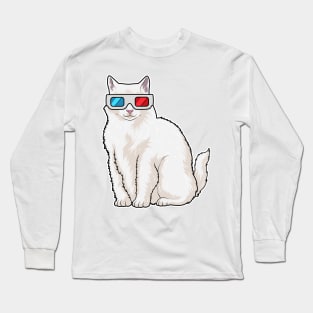 Cat Glasses Long Sleeve T-Shirt